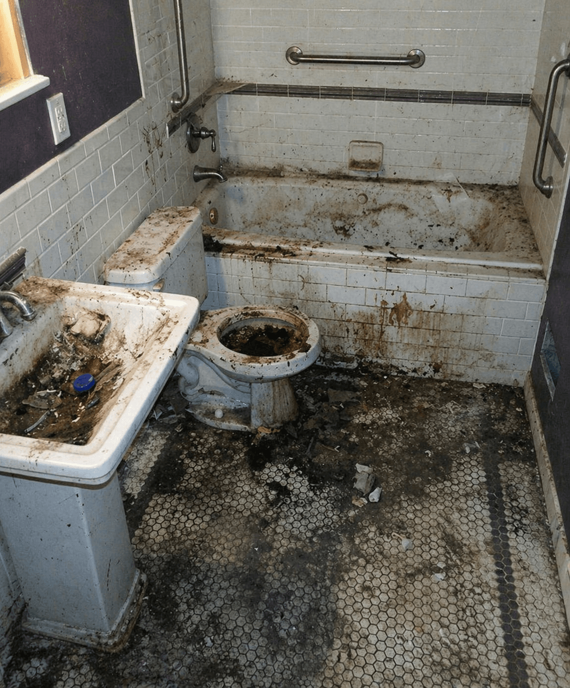 Баня — преди почистване