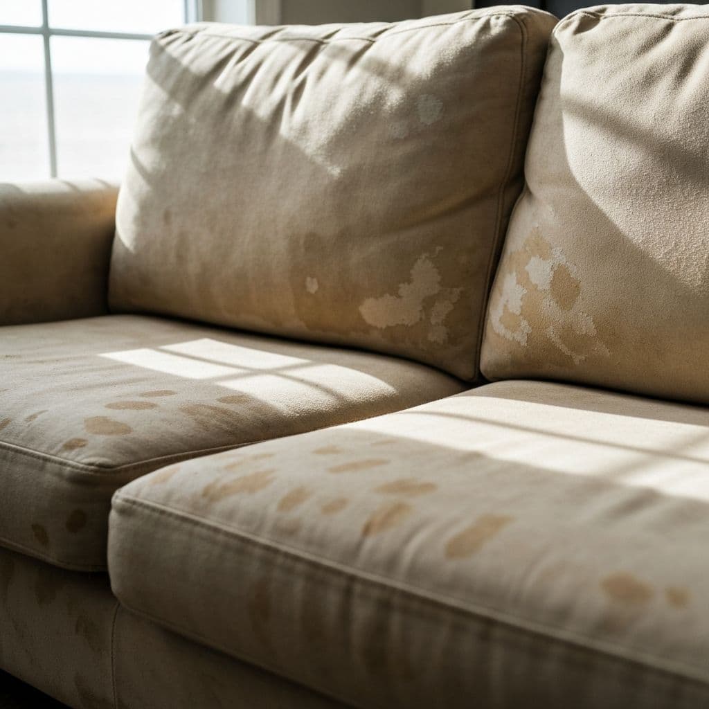 Диван — преди почистване